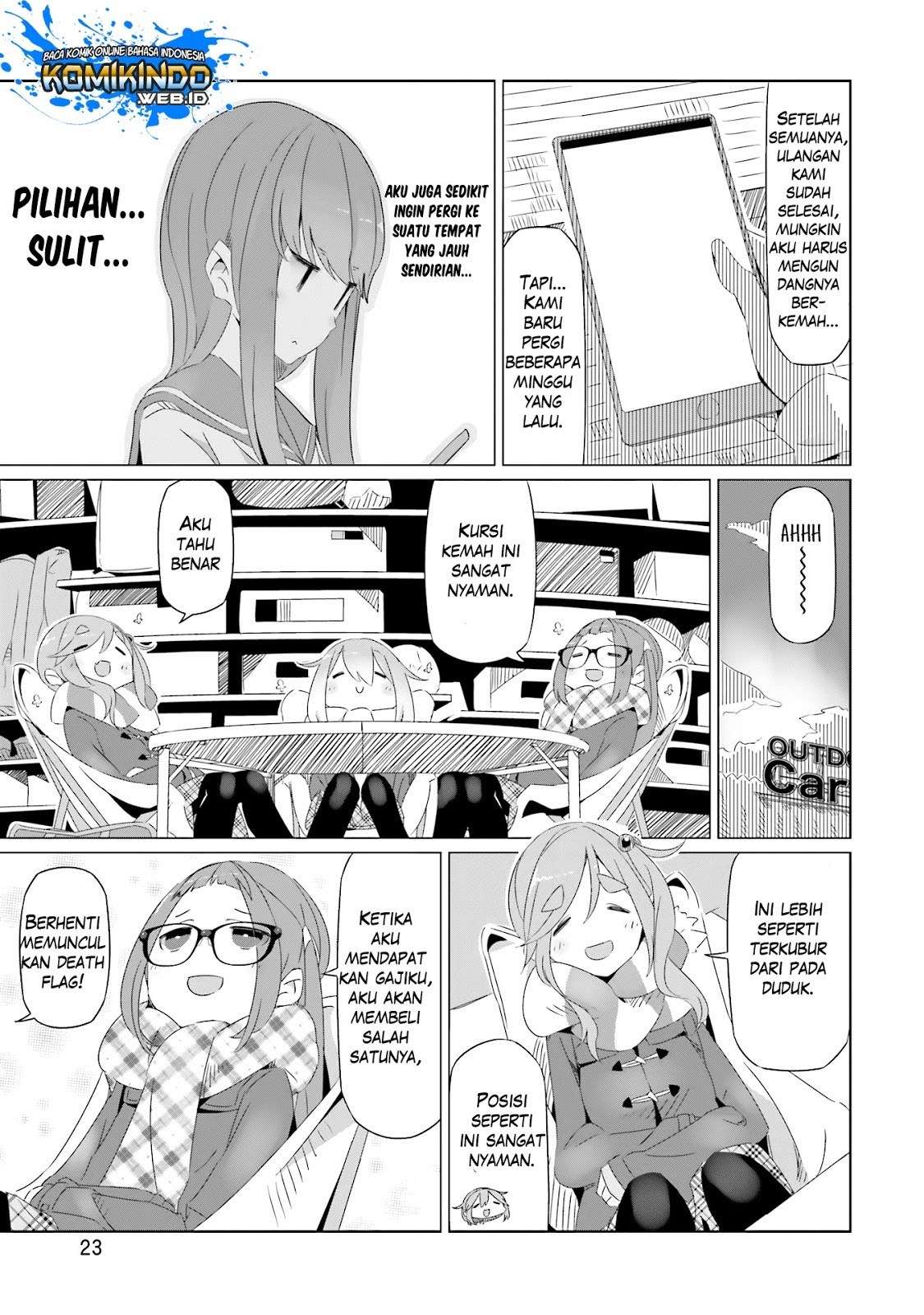 Yuru-Camp Chapter 14 Gambar 25