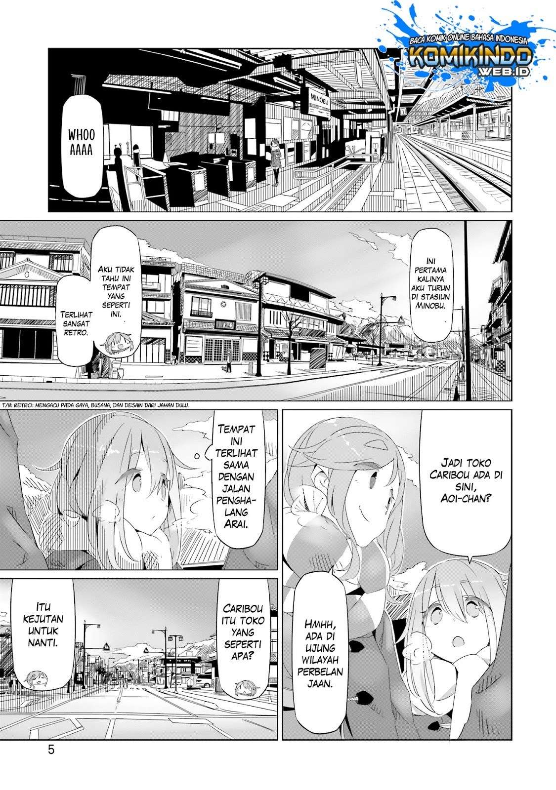 Yuru-Camp Chapter 14 Gambar 7