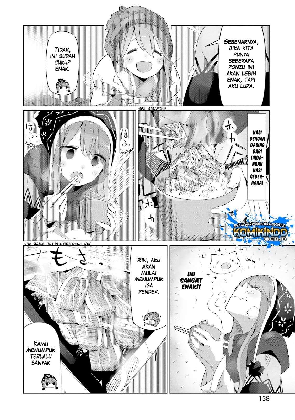Yuru-Camp Chapter 12 Gambar 14