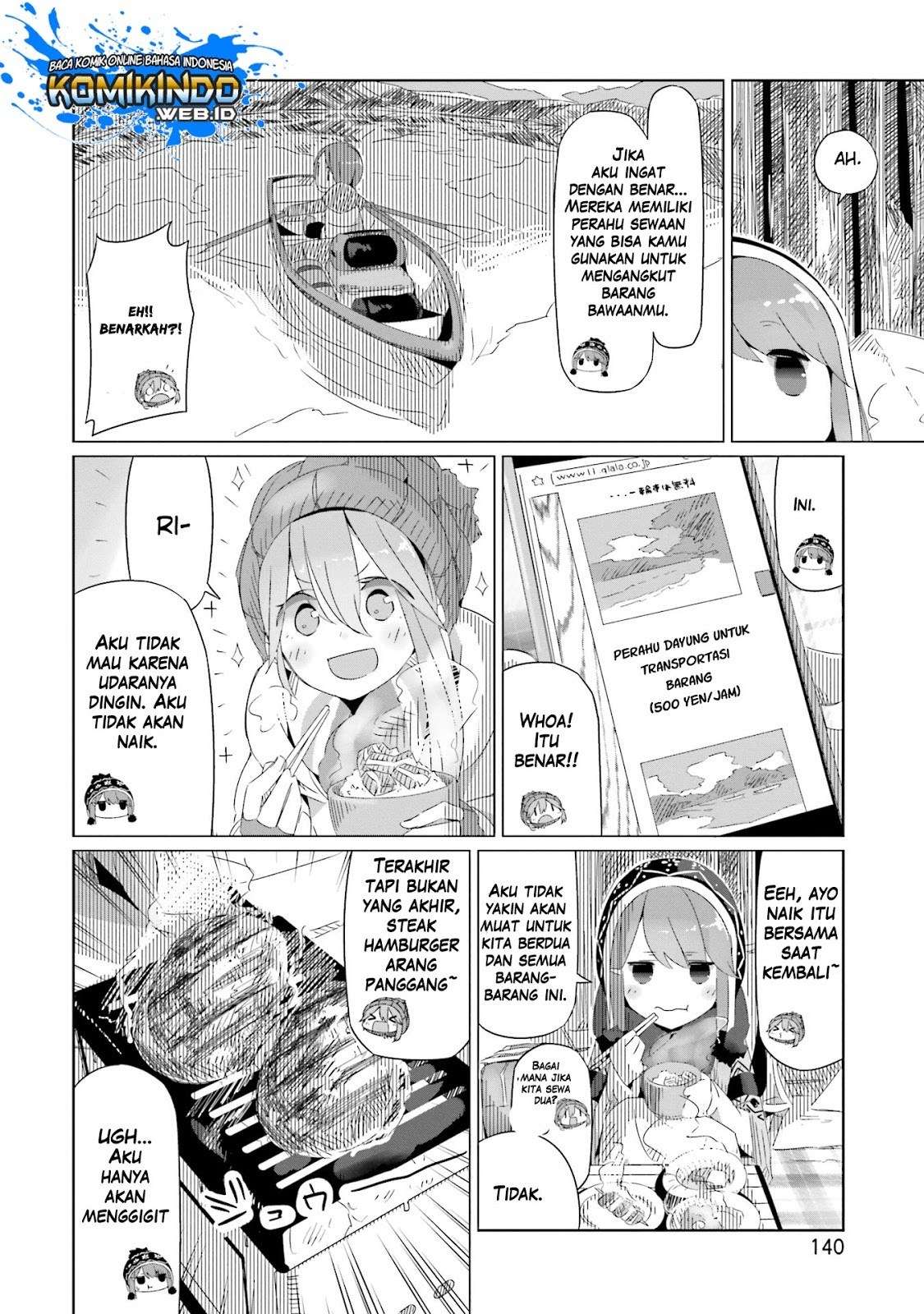 Yuru-Camp Chapter 12 Gambar 16
