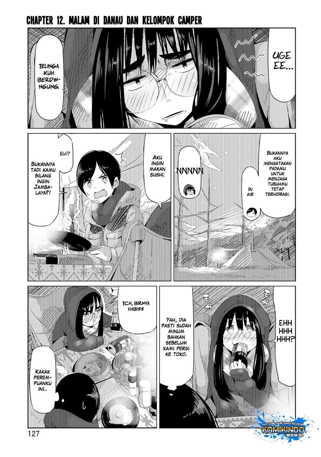 Yuru-Camp Chapter 12 Gambar 3