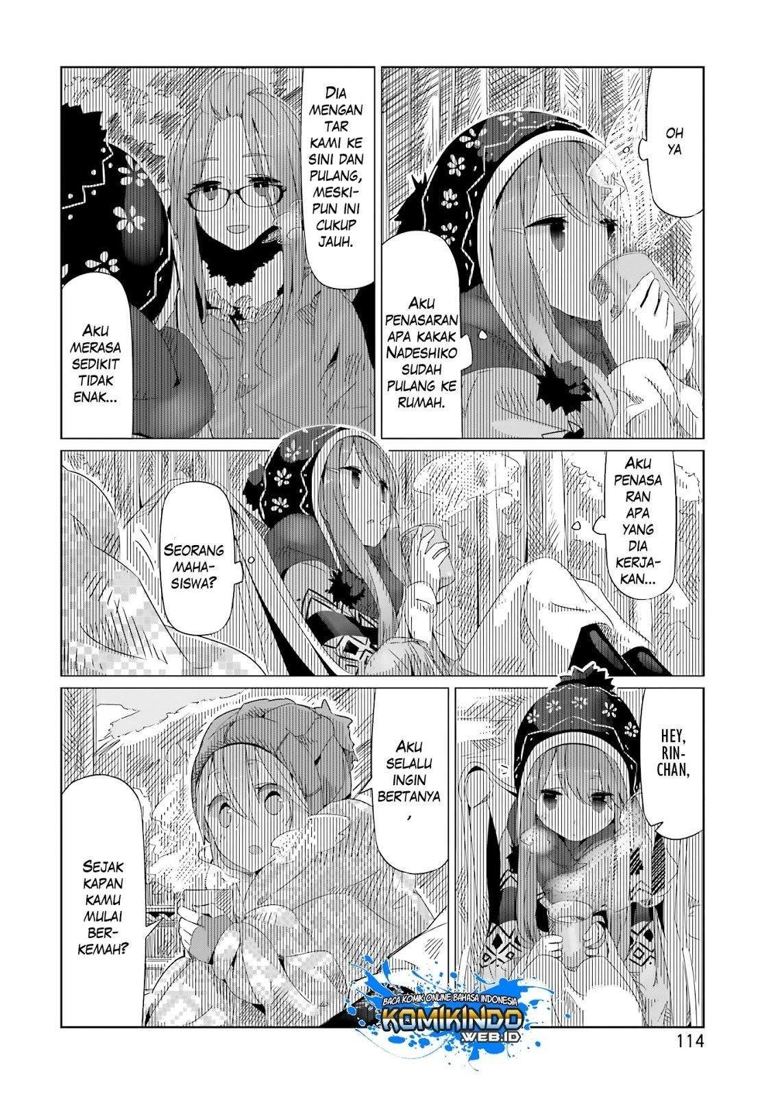 Yuru-Camp Chapter 11 Gambar 12
