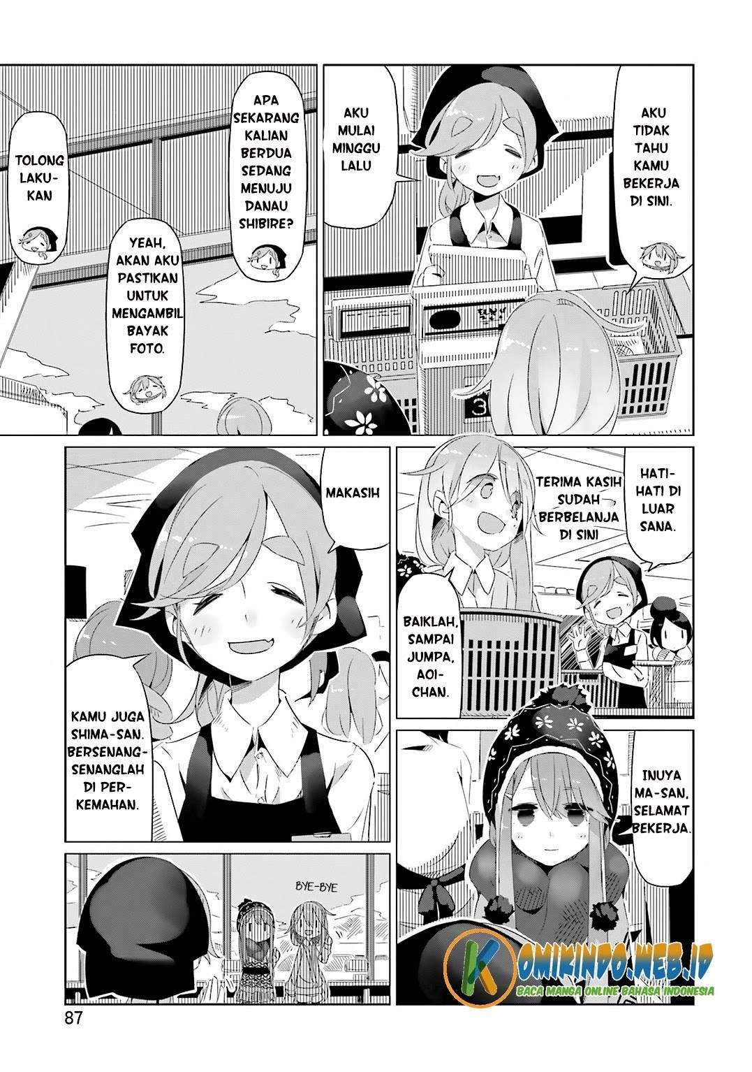 Yuru-Camp Chapter 10 Gambar 10