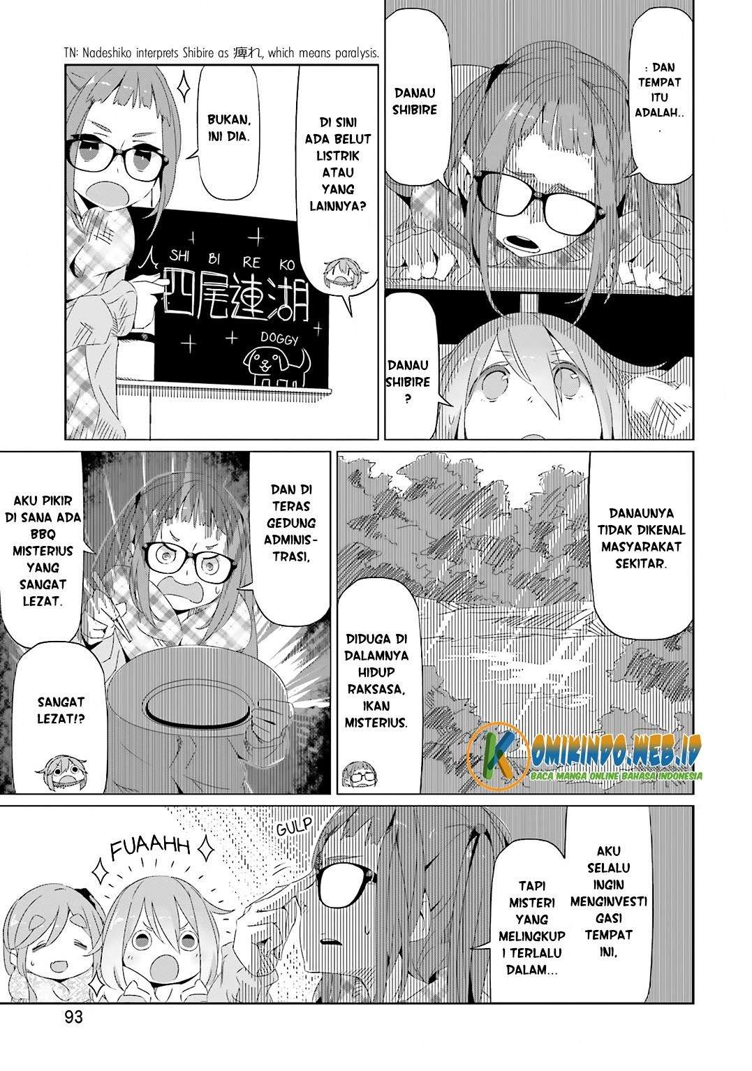 Yuru-Camp Chapter 10 Gambar 16