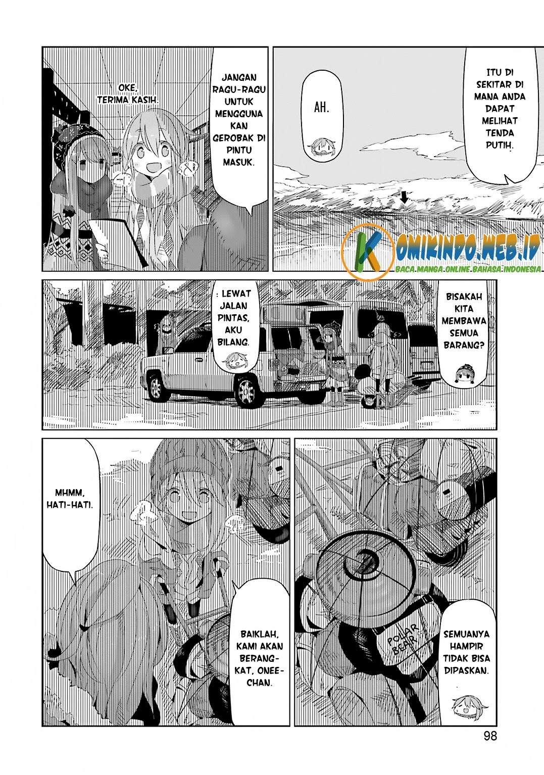 Yuru-Camp Chapter 10 Gambar 21