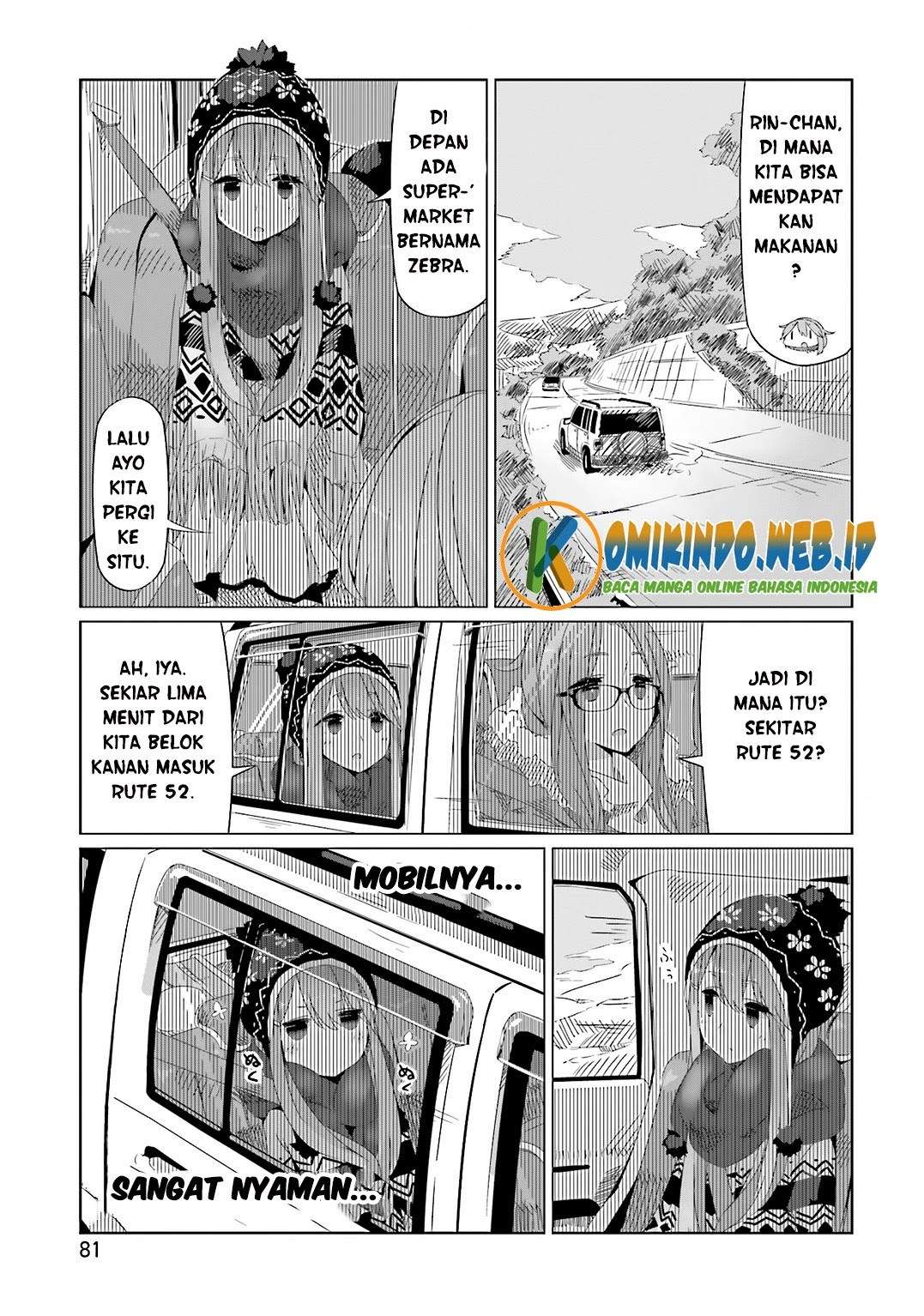 Yuru-Camp Chapter 10 Gambar 4