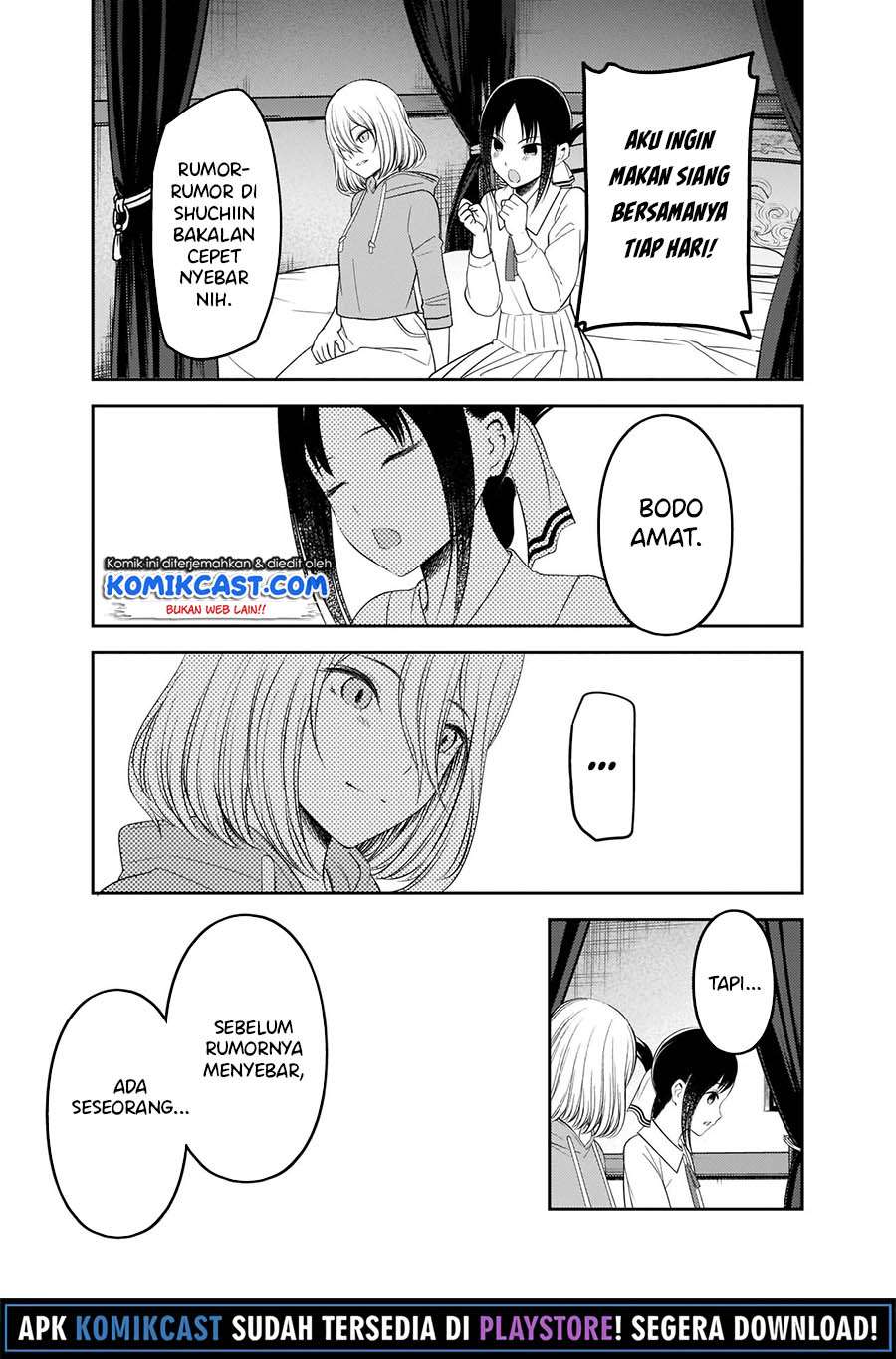 Kaguya-sama wa Kokurasetai – Tensai-tachi no Renai Zunousen Chapter 221 Gambar 18