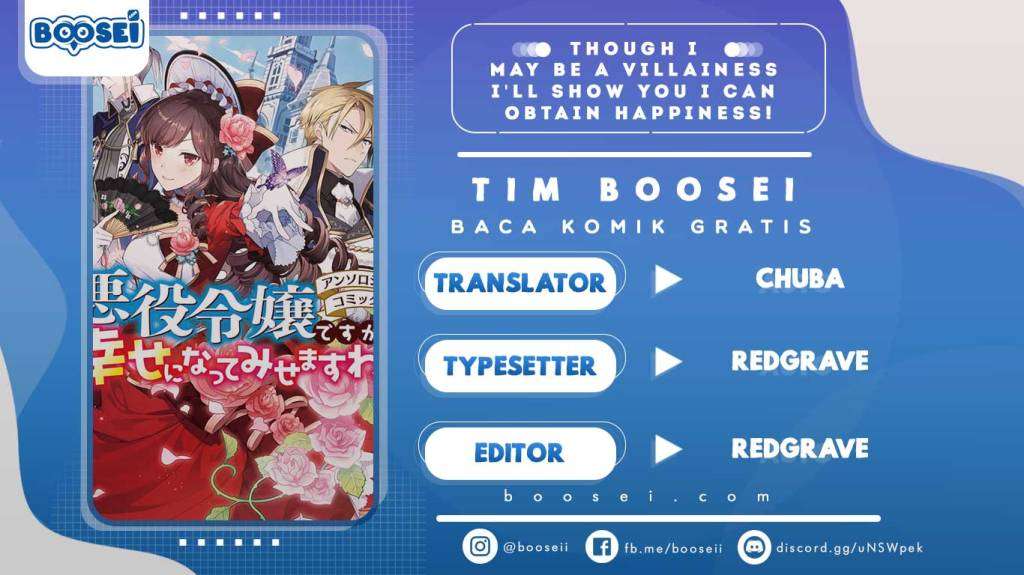 Baca Komik Though I May Be a Villainess, I’ll Show You I Can Obtain Happiness! Chapter 09 Gambar 1