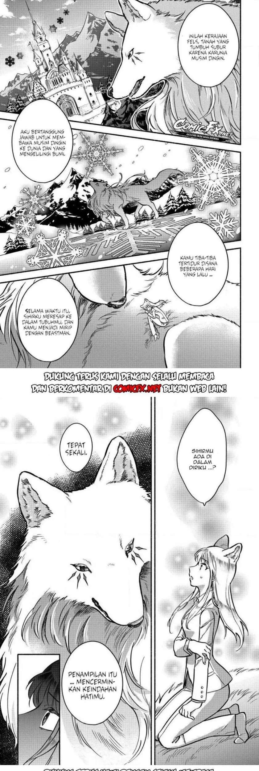 Baca Fuyu Fenriru no Itoshigo to Natta Watashi ga, Zetsubou kara Iyasareteiku Hanashi Chapter 02.2 Gambar 2