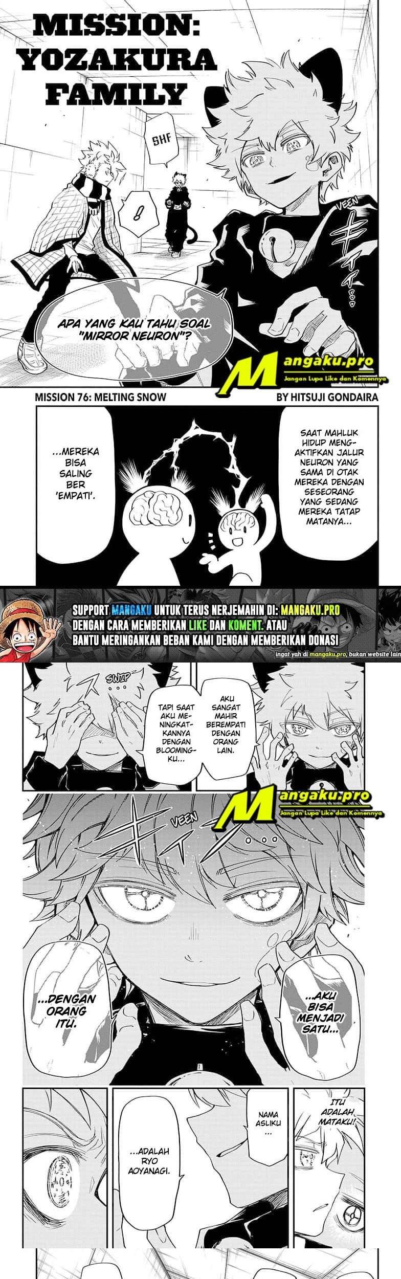 Baca Mission: Yozakura Family Chapter 76 Gambar 2