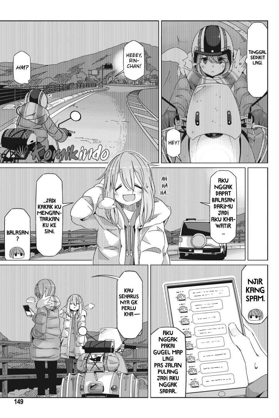 Yuru-Camp Chapter 52 Gambar 19