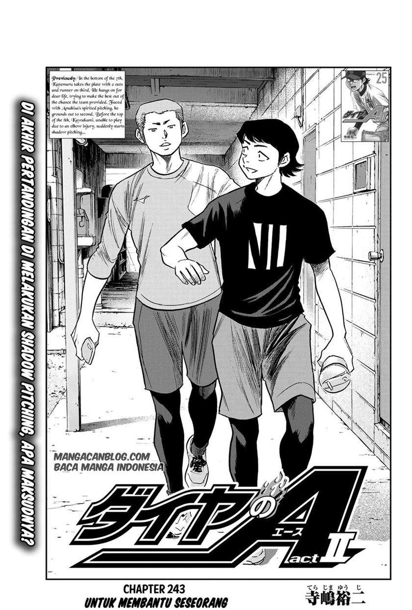 Baca Komik Diamond no Ace Act 2 Chapter 243 Gambar 1