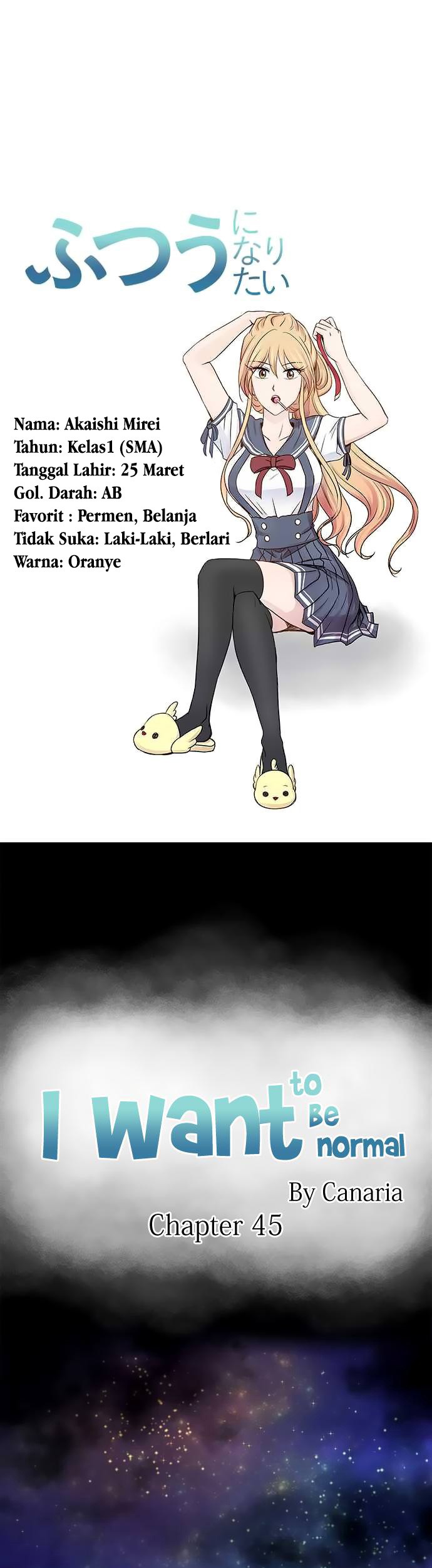Baca I Want to Be Normal Chapter 45 Gambar 2