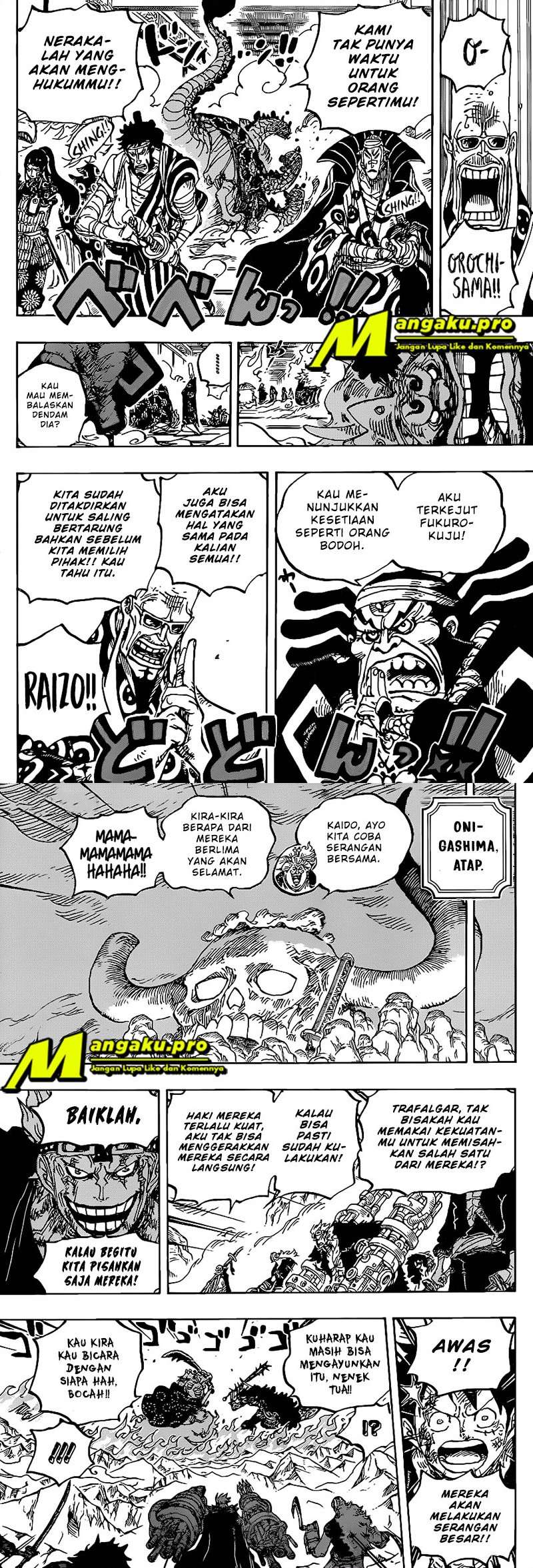 One Piece Chapter 1009 HD Gambar 5