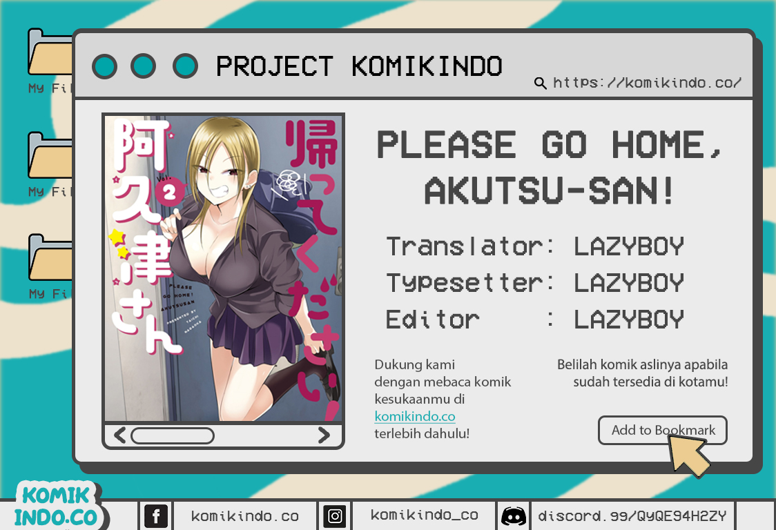 Baca Komik Please Go Home, Akutsu-san! Chapter 67 Gambar 1