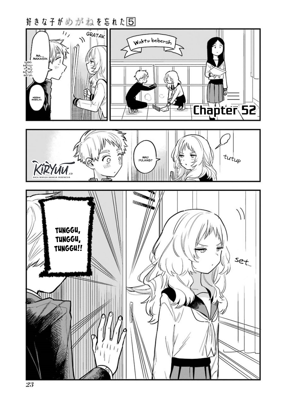 Baca Sukinako ga Megane wo Wasureta Chapter 52 Gambar 2