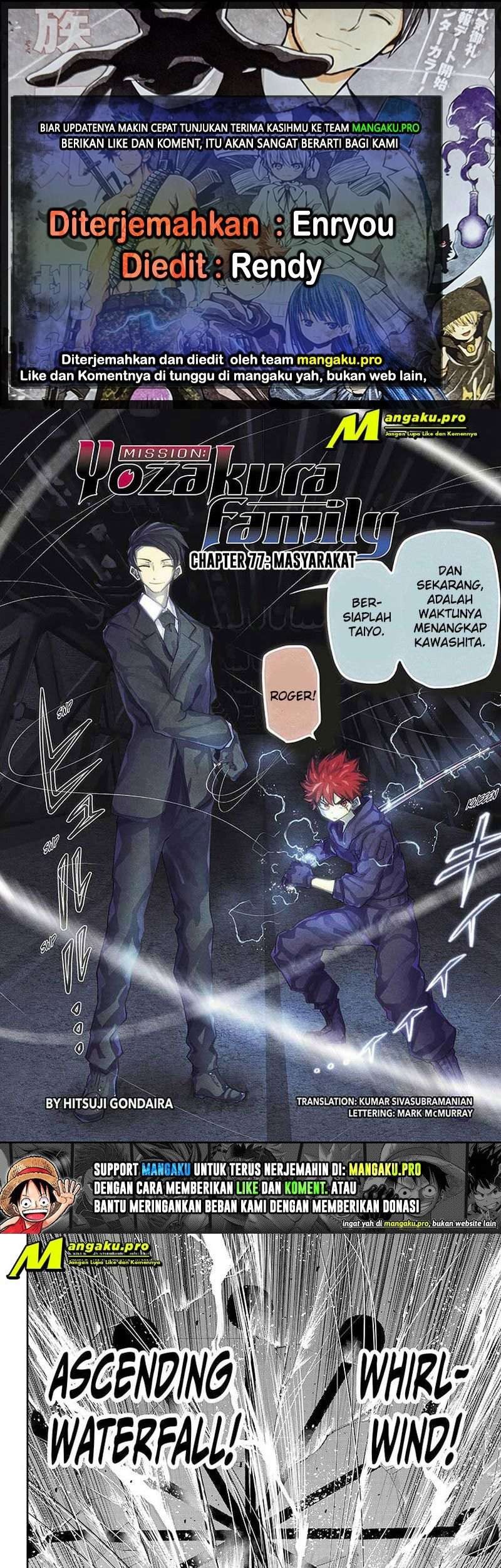 Baca Komik Mission: Yozakura Family Chapter 77 Gambar 1