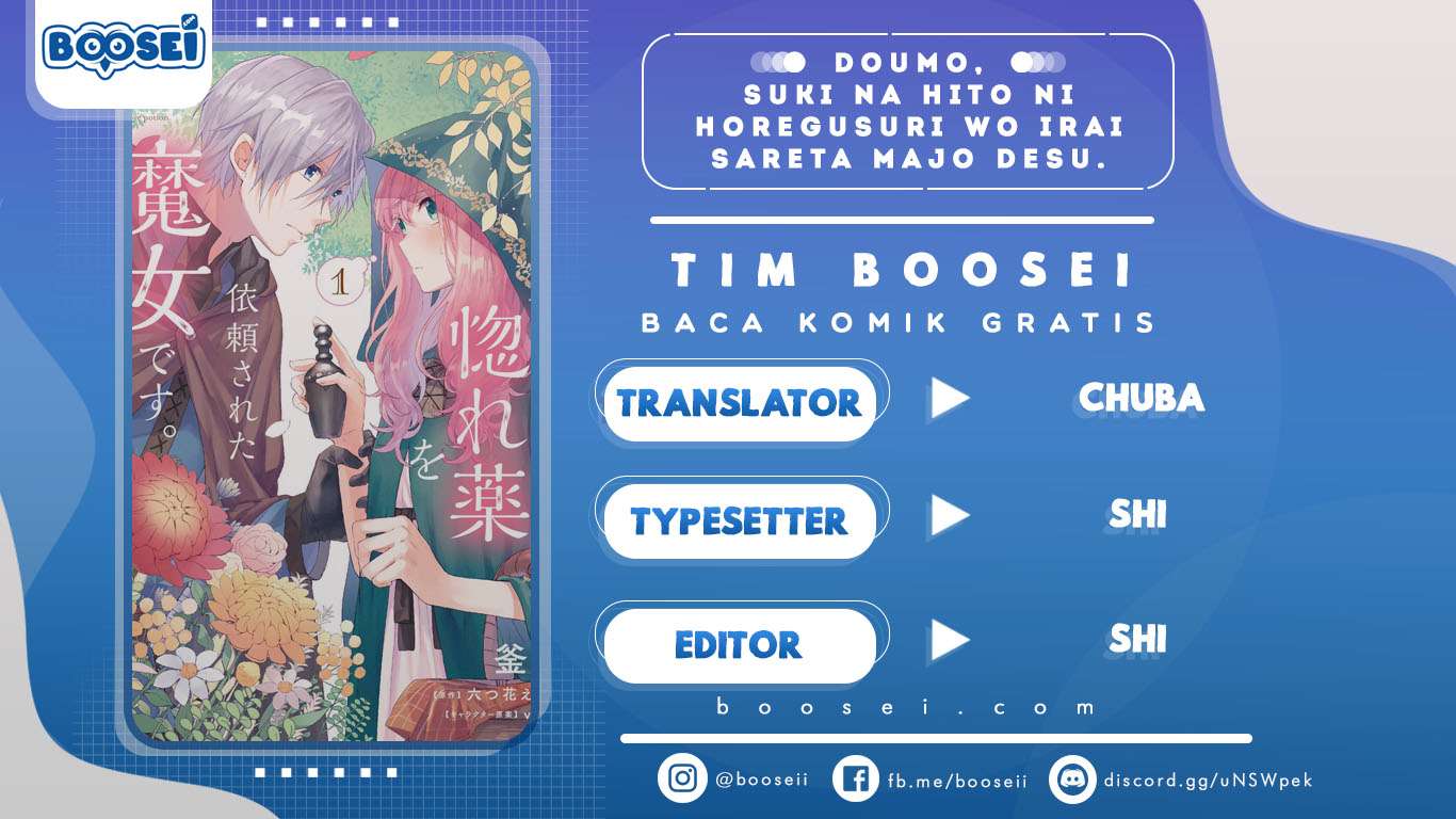 Baca Komik Doumo, Suki na Hito ni Horegusuri wo Irai sareta Majo desu. Chapter 03 Gambar 1