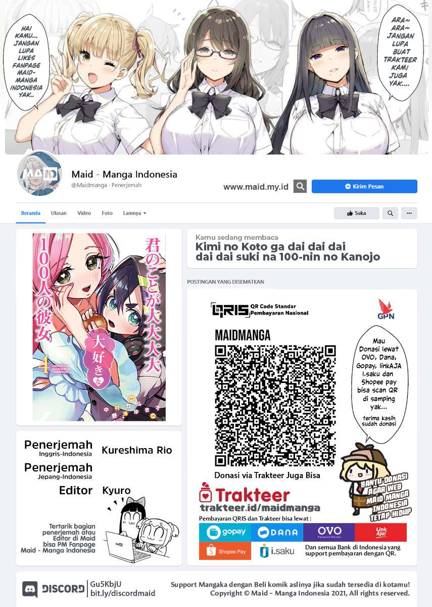Baca Kimi no Koto ga Dai Dai Dai Dai Daisuki na 100-ri no Kanojo Chapter 43 Gambar 2
