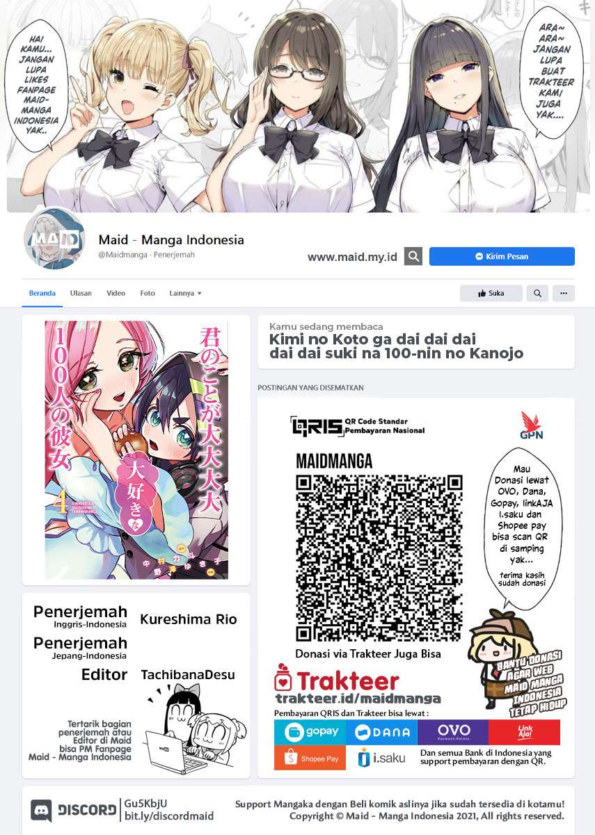 Baca Kimi no Koto ga Dai Dai Dai Dai Daisuki na 100-ri no Kanojo Chapter 41 Gambar 2