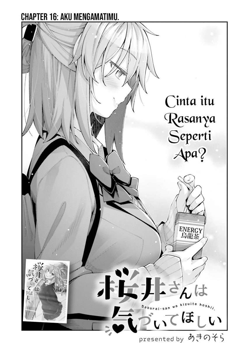 Baca Sakurai-san Wants To Be Noticed Chapter 16 Gambar 2