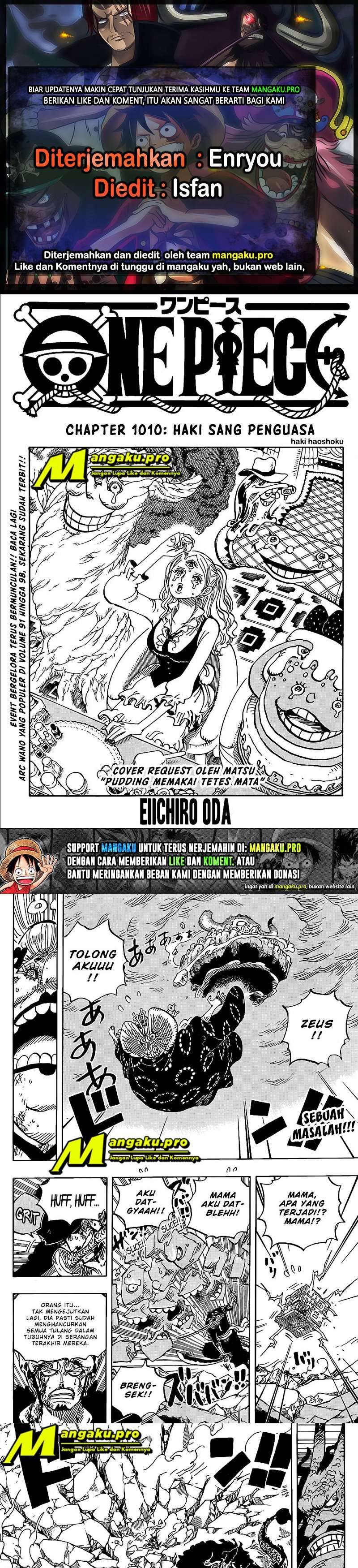 Baca Komik One Piece Chapter 1010 HD Gambar 1