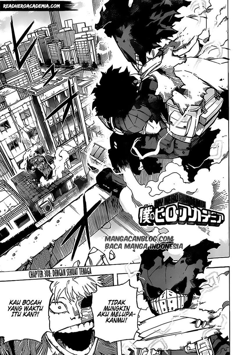 Baca Komik Boku no Hero Academia Chapter 308 Gambar 1