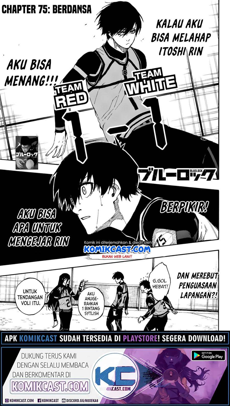 Baca Blue Lock Chapter 75 Gambar 2