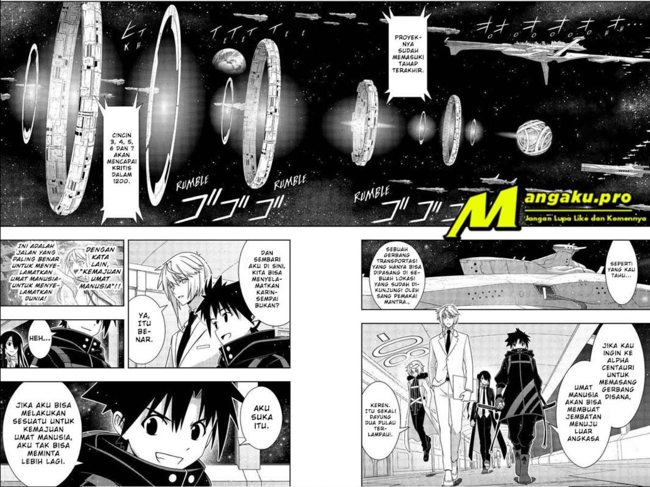 Baca Manga UQ Holder! Chapter 182.2 Gambar 2