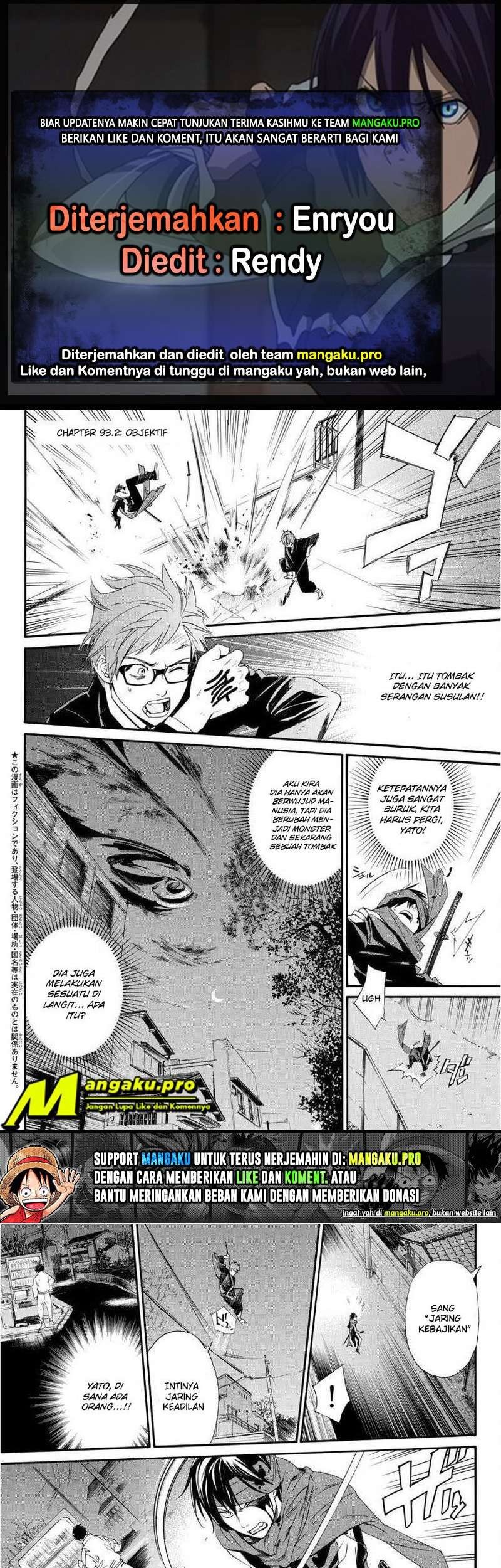 Baca Komik Noragami Chapter 93.2 Gambar 1