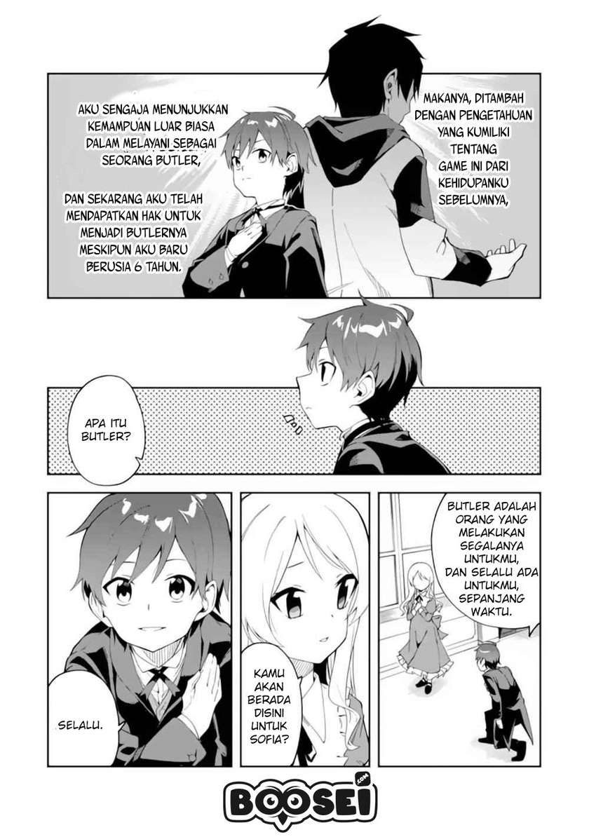 Akuyaku Reijou no Shitsuji-sama Hametsu Flag wa Ore ga Tsubusasete itadakimasu Chapter 1.1 Gambar 9