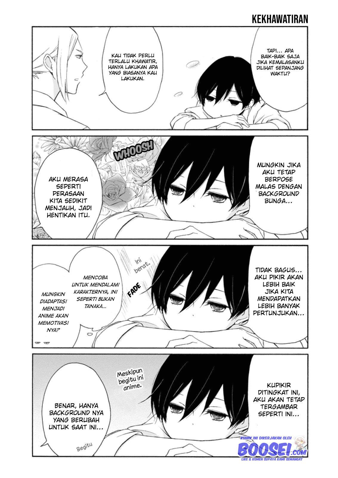 Tanaka-kun wa Itsumo Kedaruge Chapter 15.5 Gambar 6