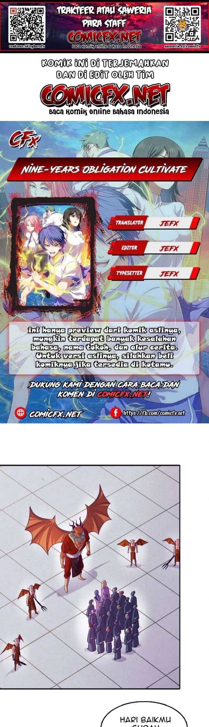 Baca Komik Nine-years Obligation Cultivate Chapter 29 Gambar 1