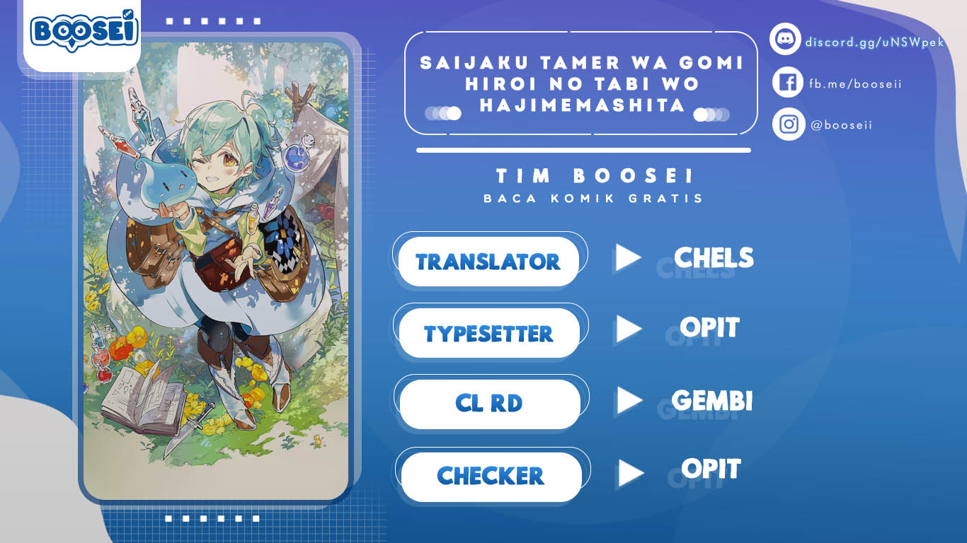 Baca Komik Saijaku Tamer wa Gomi Hiroi no Tabi wo Hajimemashita Chapter 7.2 Gambar 1