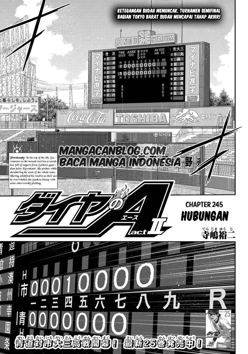 Baca Komik Diamond no Ace Act 2 Chapter 245 Gambar 1