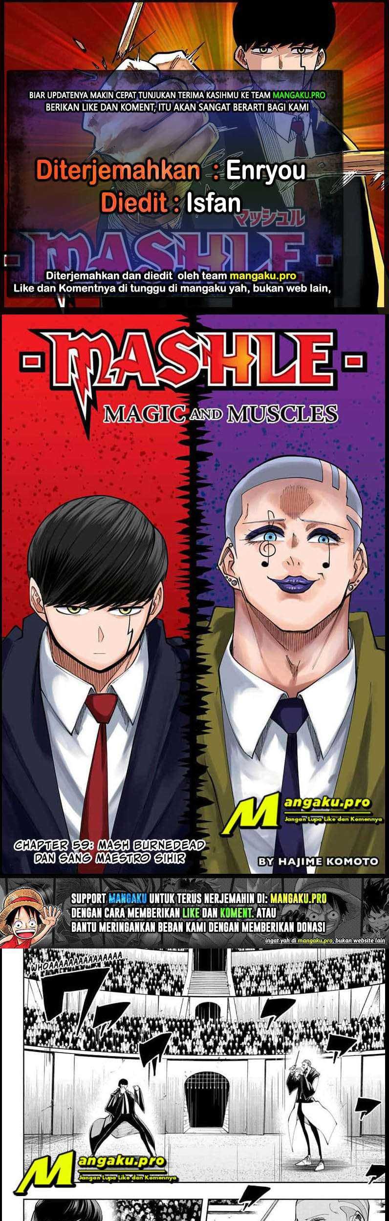 Baca Komik Mashle: Magic and Muscles Chapter 59 Gambar 1