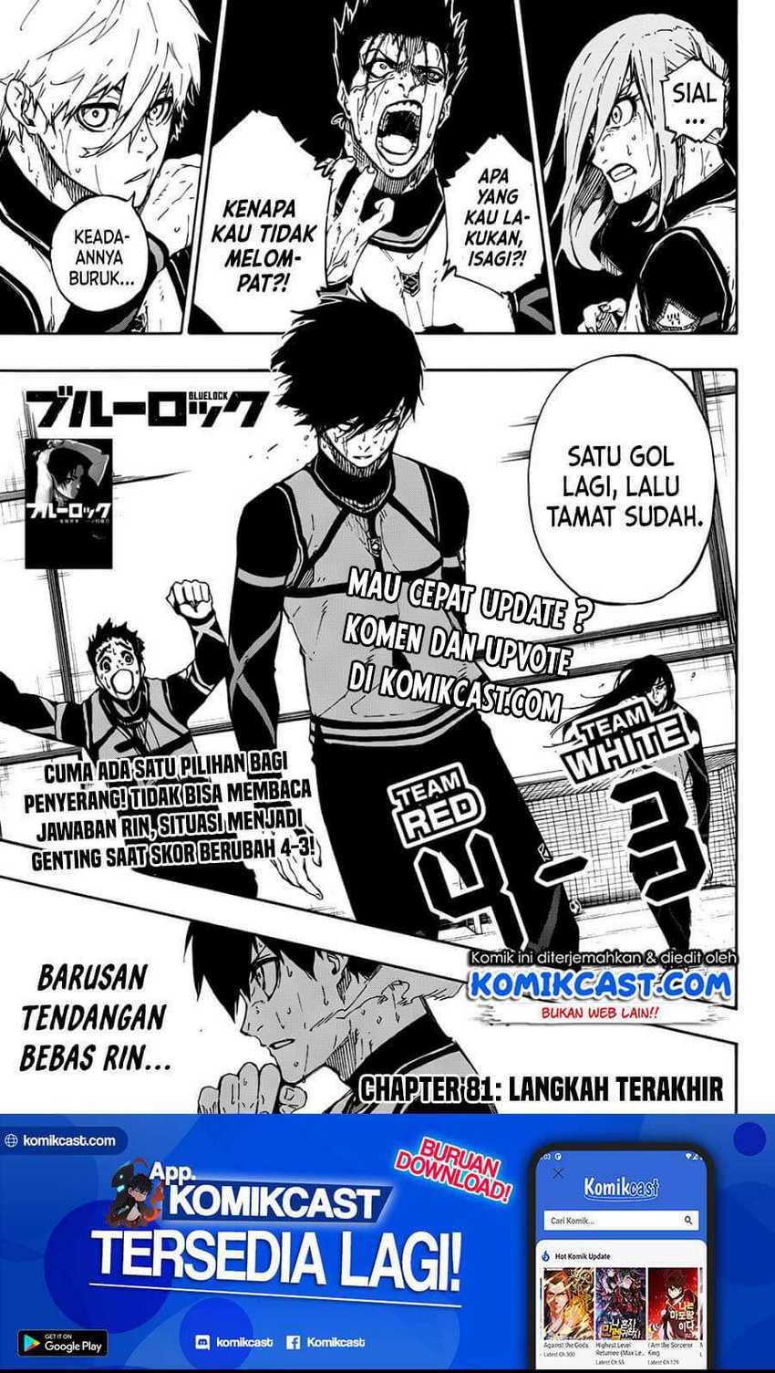 Baca Manga Blue Lock Chapter 81 Gambar 2