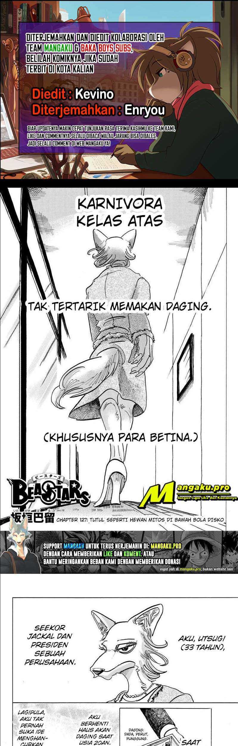 Baca Komik Beastars Chapter 127 Gambar 1