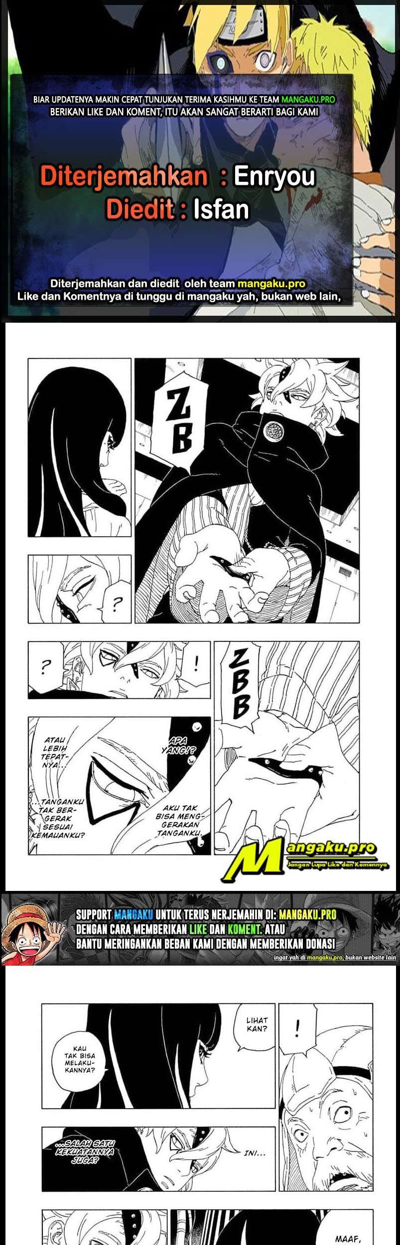 Baca Komik Boruto Chapter 57.2 Gambar 1