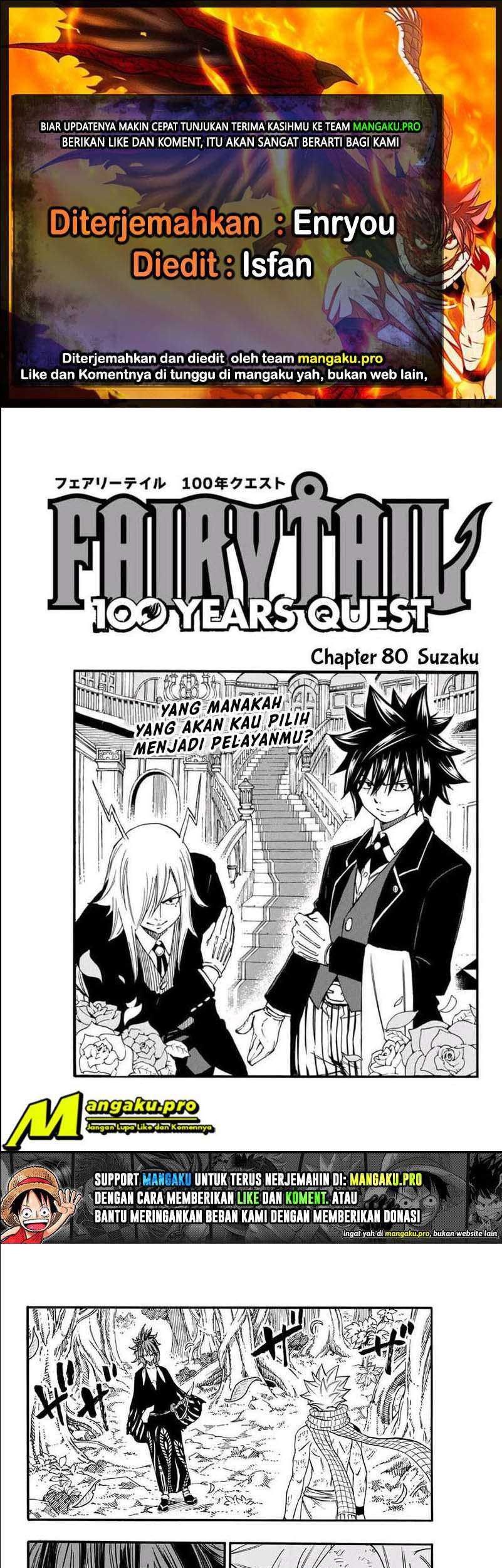 Baca Komik Fairy Tail: 100 Years Quest Chapter 80 Gambar 1