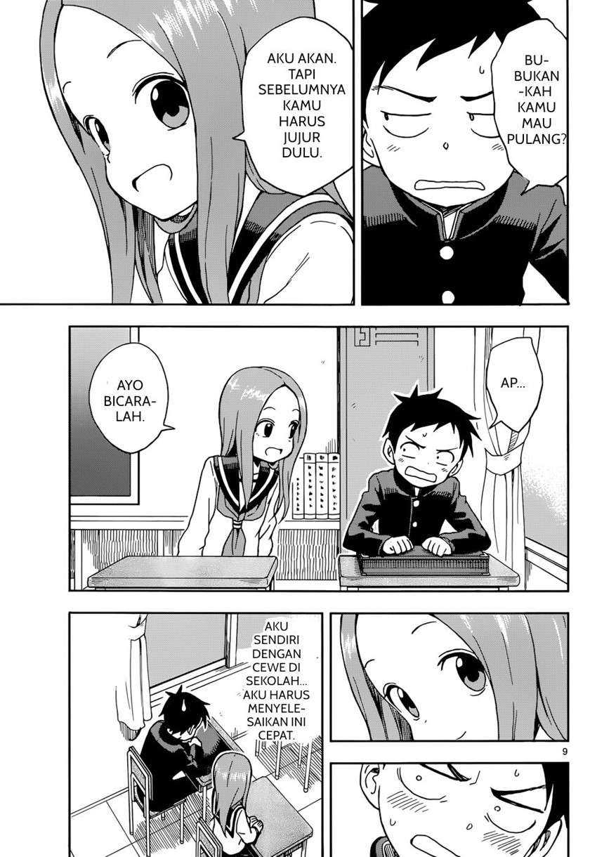 Karakai Jouzu no Takagi-san Chapter 81 Gambar 10