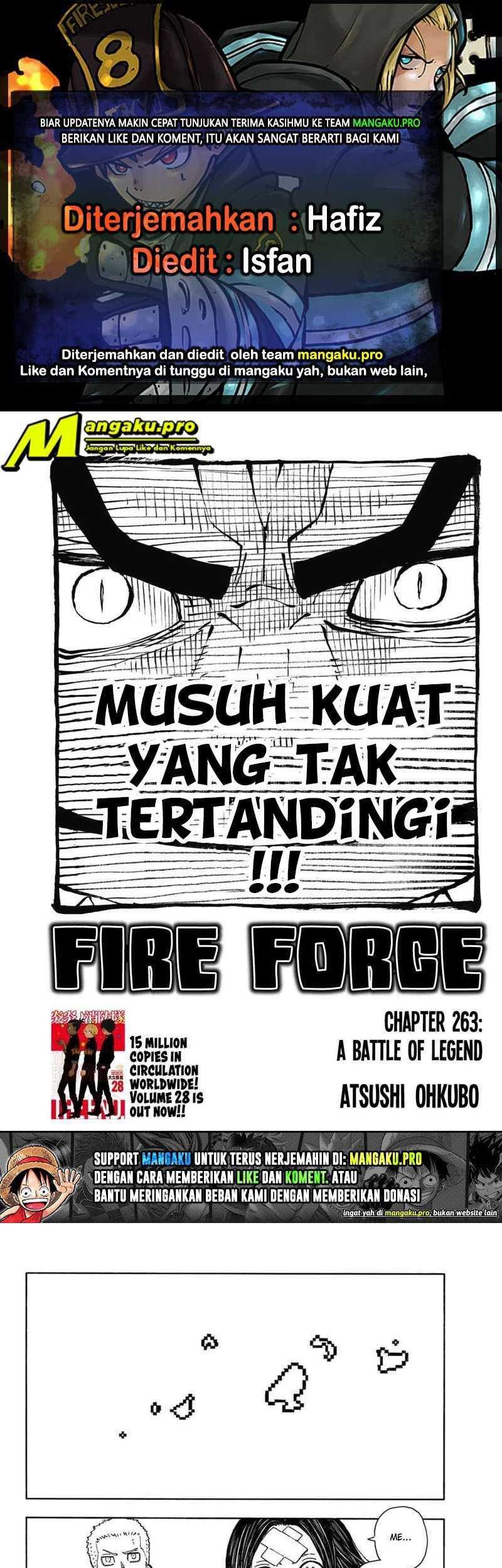 Baca Komik Fire Brigade of Flames Chapter 263 Gambar 1