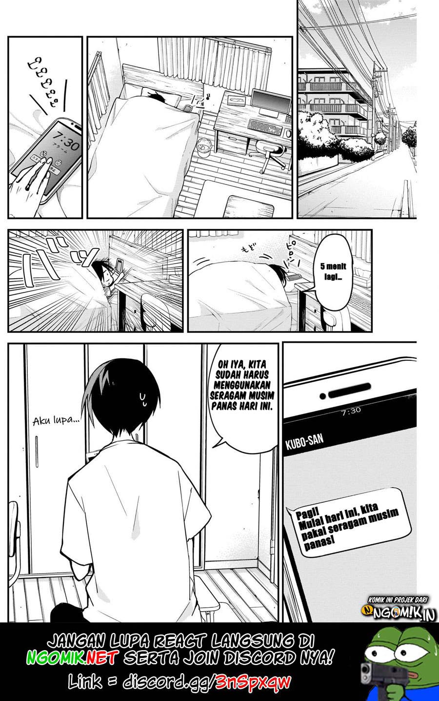 Kubo-san wa Boku (Mobu) wo Yurusanai Chapter 49 Gambar 3