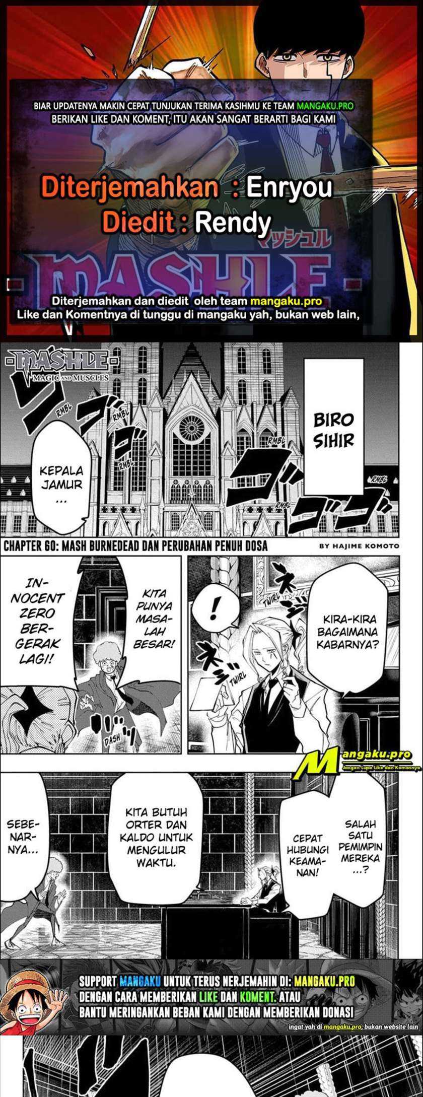 Baca Komik Mashle: Magic and Muscles Chapter 60 Gambar 1