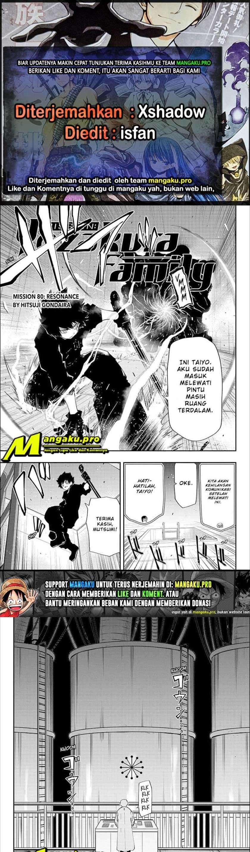 Baca Komik Mission: Yozakura Family Chapter 80 Gambar 1