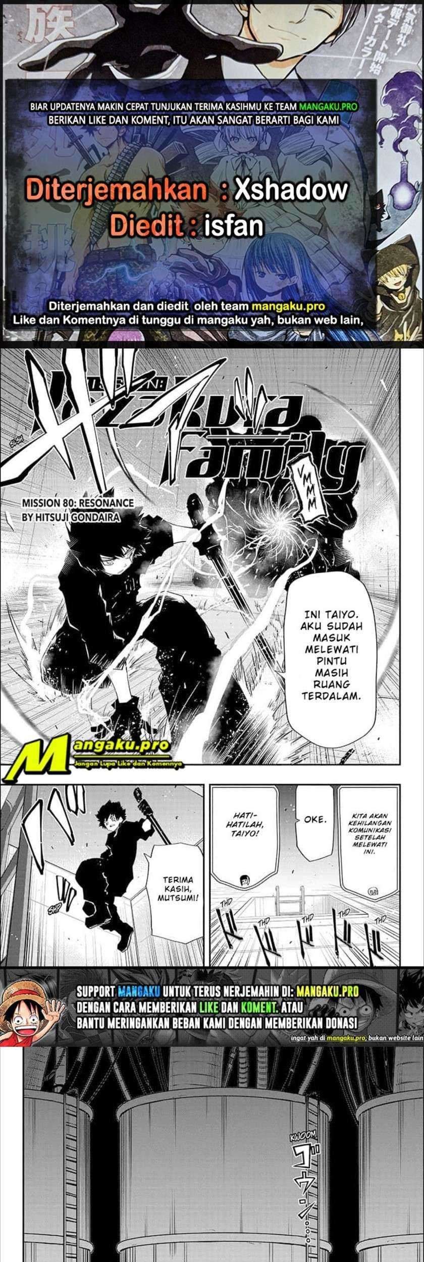 Baca Komik Mission: Yozakura Family Chapter 80 Gambar 1