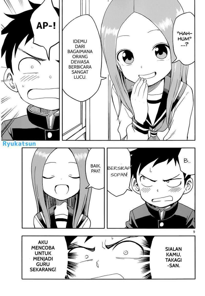 Karakai Jouzu no Takagi-san Chapter 91 Gambar 10