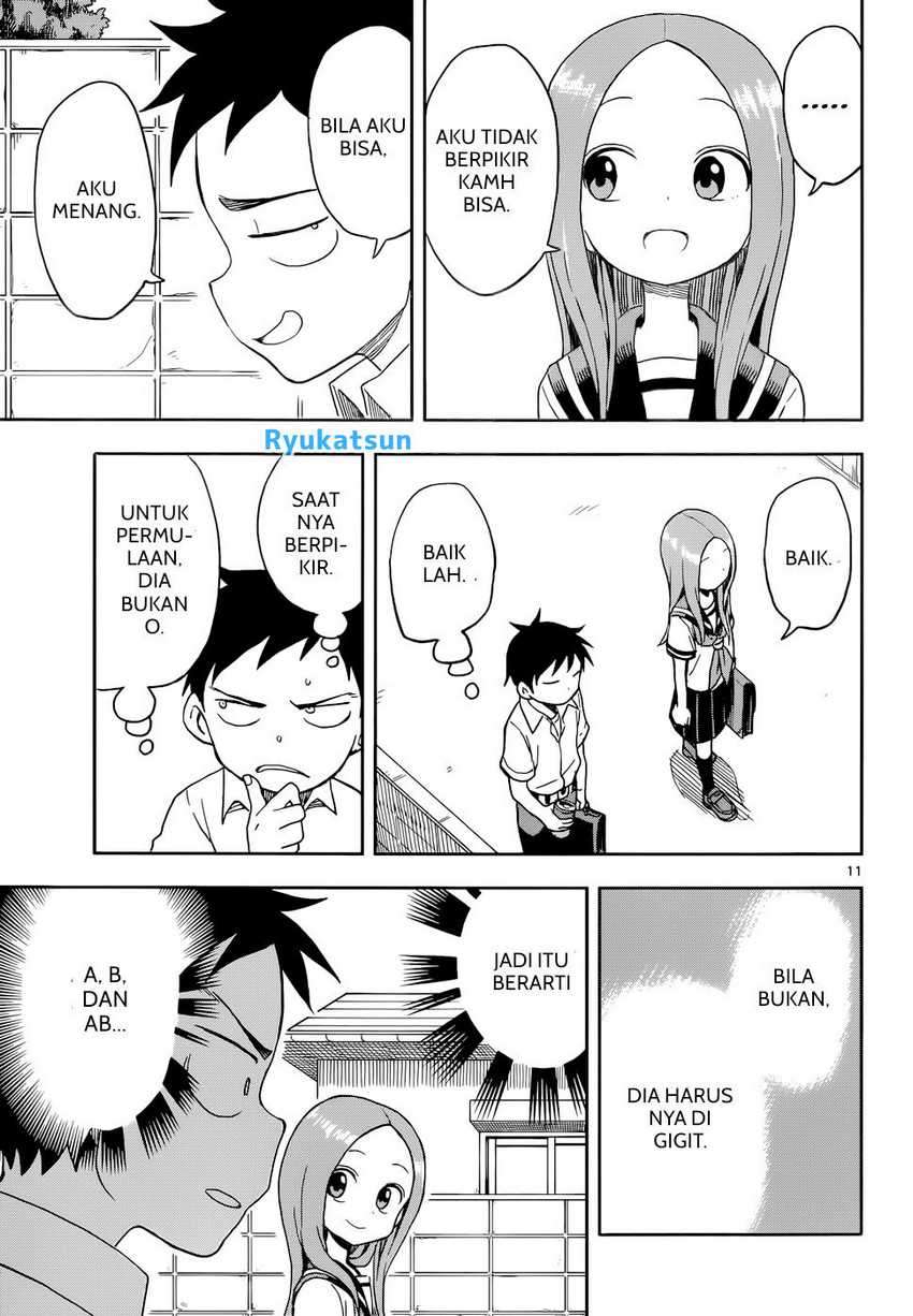 Karakai Jouzu no Takagi-san Chapter 90 Gambar 12