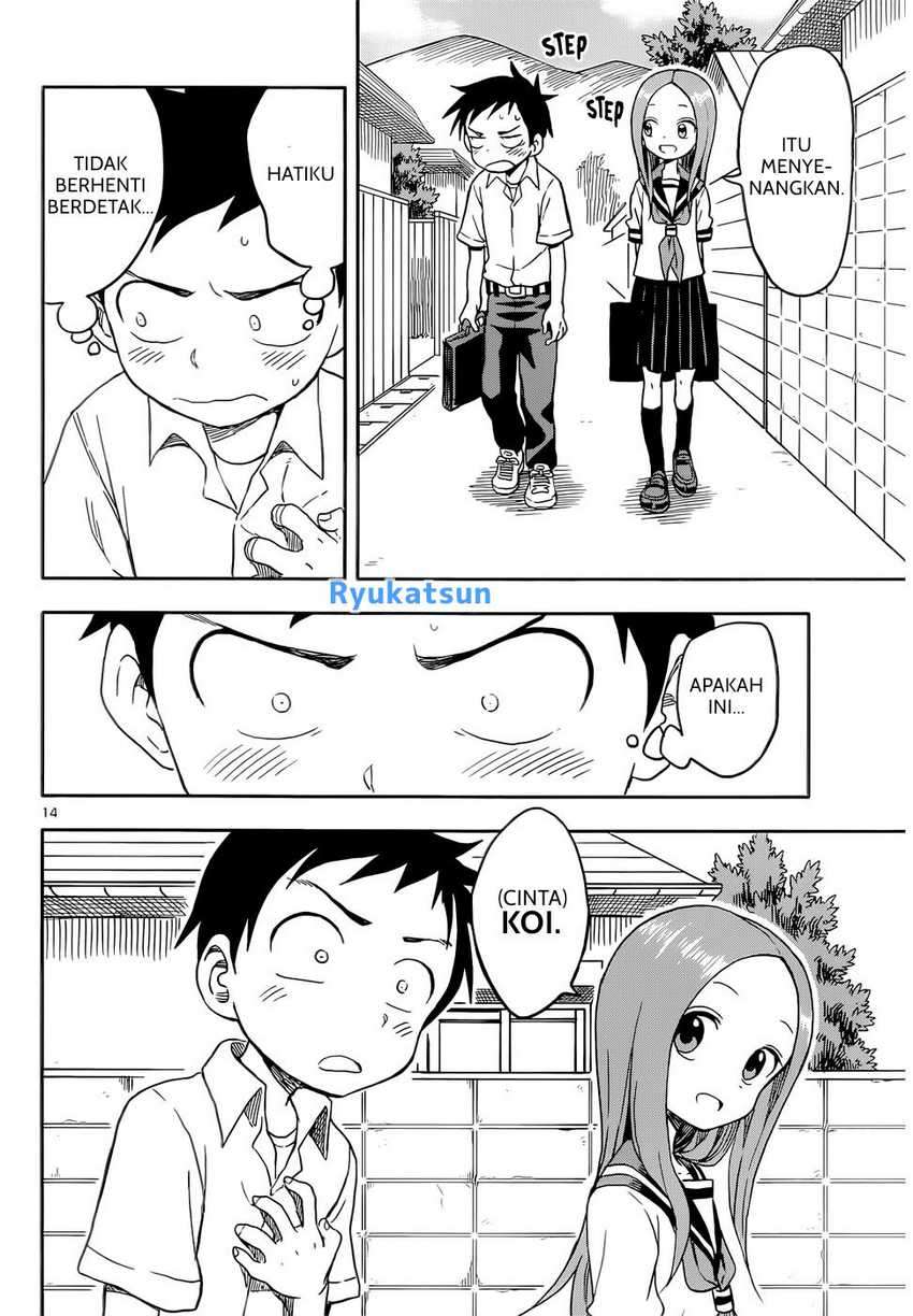 Karakai Jouzu no Takagi-san Chapter 89 Gambar 15