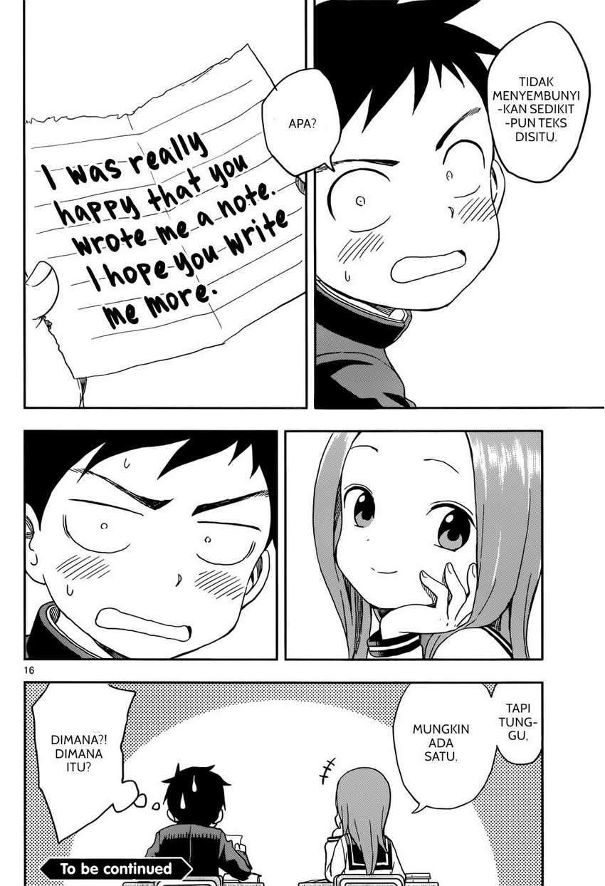 Karakai Jouzu no Takagi-san Chapter 84 Gambar 17